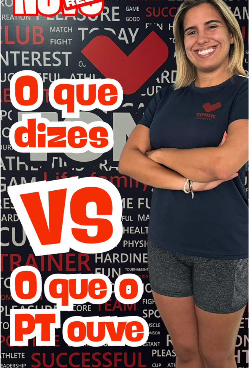 Frases de alunos vs o que o PT entende 💬💪 🎙️ Hoje acompanhamos o treino da Ca